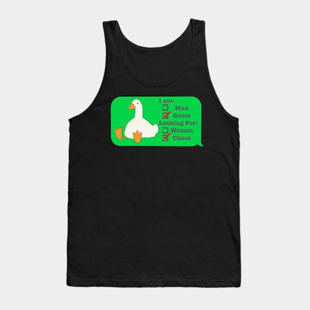 goose - man Tank Top by DesignMeMichi